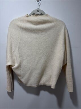 Club Monaco Cream Scoop Neck Sweater